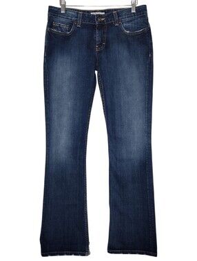 BKE Dark Wash Denim Mid-Rise Stretch Bootcut Jeans Sz 29